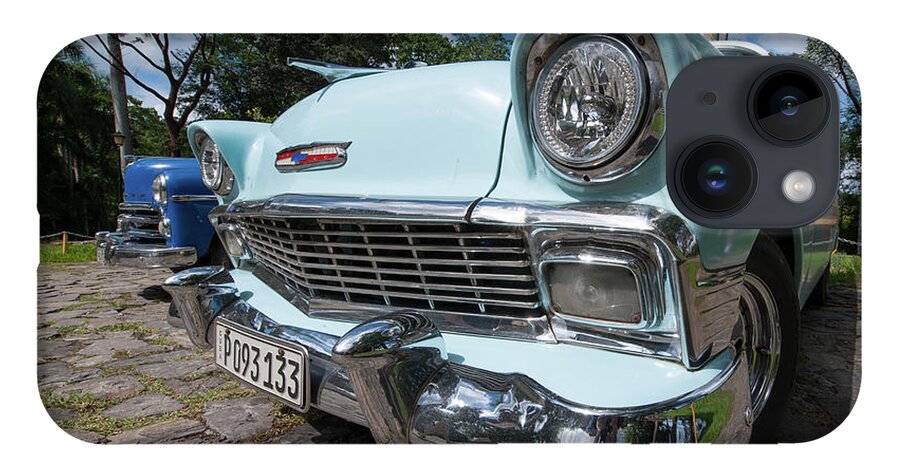 Classic iPhone 14 Case featuring the photograph Classic Cuban Chevy by Mark Duehmig