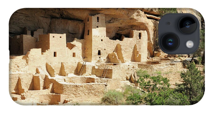 Mesa Verde National Park iPhone 14 Case featuring the photograph Cliff Palace In Mesa Verde, Colorado by Sshepard