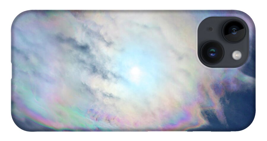Anomaly iPhone 14 Case featuring the photograph Cloud Iridescence by Martin Konopacki