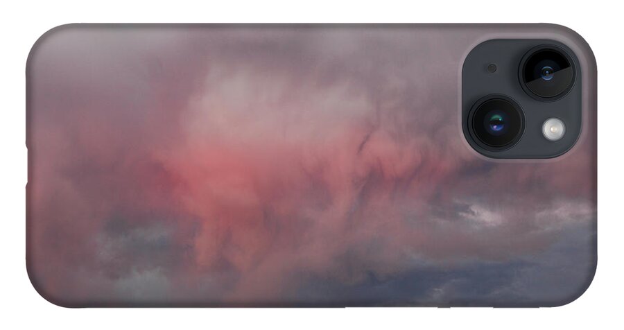 Pink iPhone 14 Case featuring the photograph Whispy Pink Cloud by Kathleen Gauthier