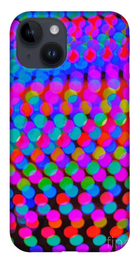Colors iPhone 14 Case featuring the photograph Colored Lights by Merle Grenz