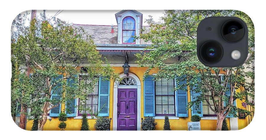 New Orleans iPhone 14 Case featuring the photograph Colorful NOLA by Portia Olaughlin