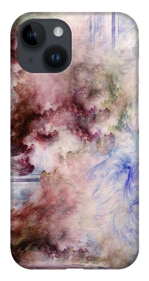 Fractals iPhone 14 Case featuring the digital art Conneg Hfaa by Rolando Burbon