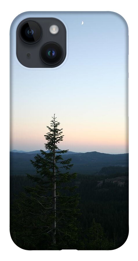 Crater South Moon iPhone 14 Case featuring the photograph Crater South Moon by Dylan Punke