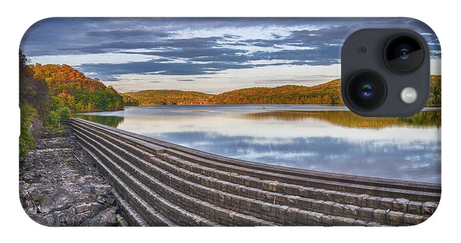 Croton Dam iPhone 14 Case featuring the photograph Croton Dam Reflection by Alan Goldberg