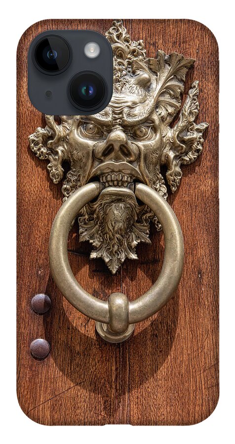 Devil iPhone 14 Case featuring the photograph Devil Door of Venice by David Letts