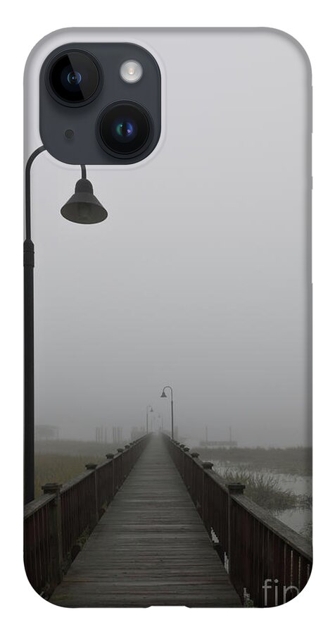 Fog iPhone 14 Case featuring the photograph Dockside Southern Fog by Dale Powell