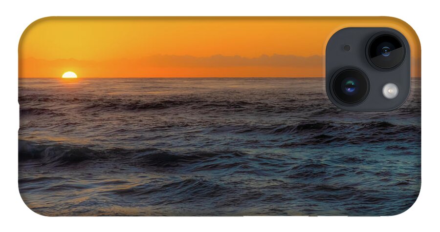 Orange iPhone Case featuring the photograph Dreamy Sunset by Local Snaps Photography