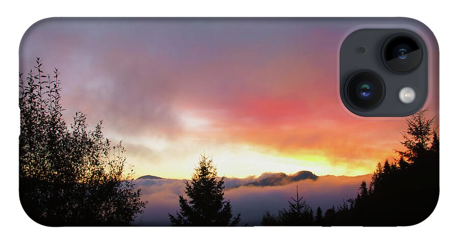Sunrise iPhone 14 Case featuring the photograph Elk Ridge Sunrise by Debra Baldwin