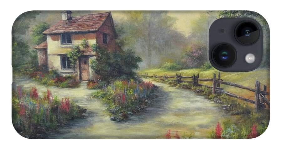 European Cottage iPhone 14 Case featuring the photograph European Cottage II by Lynne Pittard