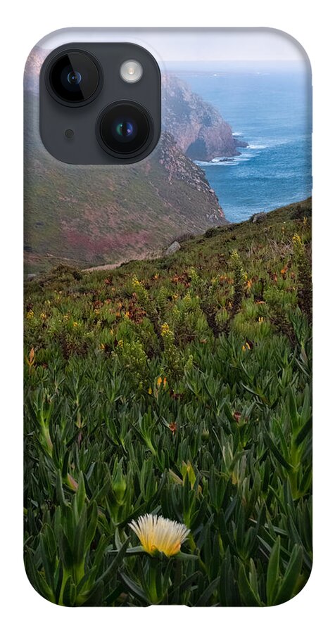 Evening iPhone 14 Case featuring the photograph Evening Fog at Cabo da Roca, Portugal by Roberta Kayne