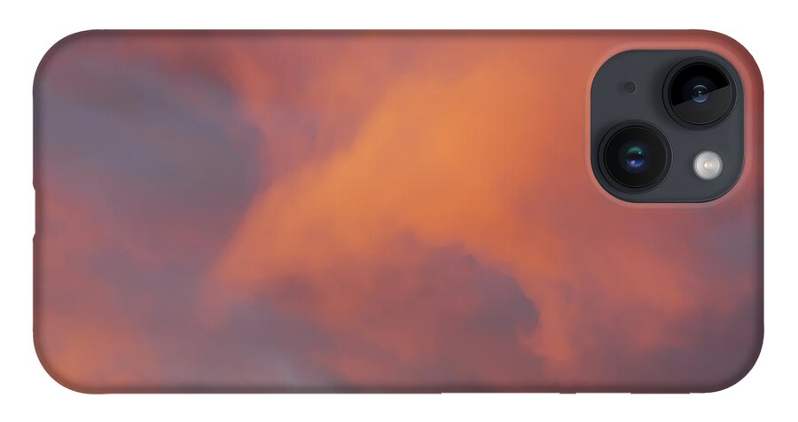 Orange iPhone 14 Case featuring the photograph Falcon Cloud by Kathleen Gauthier