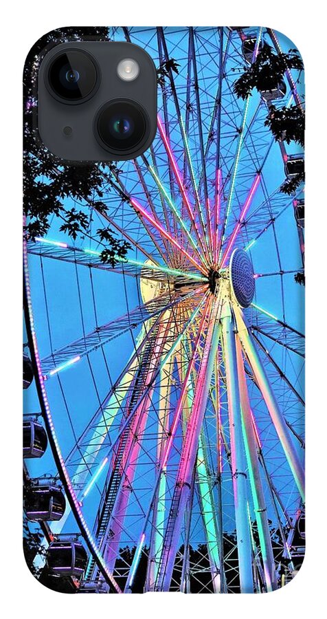 Ferris Wheel iPhone Case featuring the photograph Farris Wheel Pigeon Forge by Merle Grenz