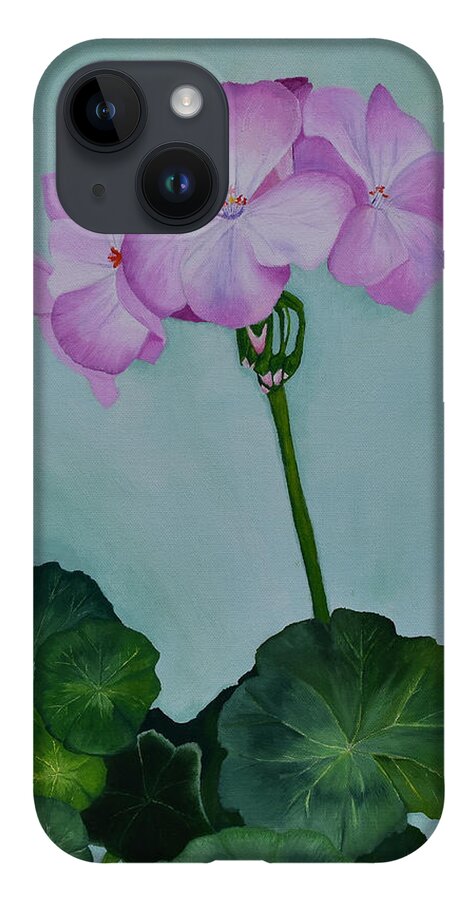 Flowers iPhone 14 Case featuring the painting Flowers by Gabrielle Munoz