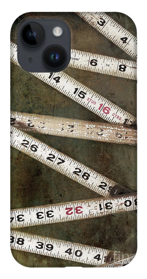 Ruler iPhone 14 Case featuring the photograph Folding Ruler by Mike Eingle