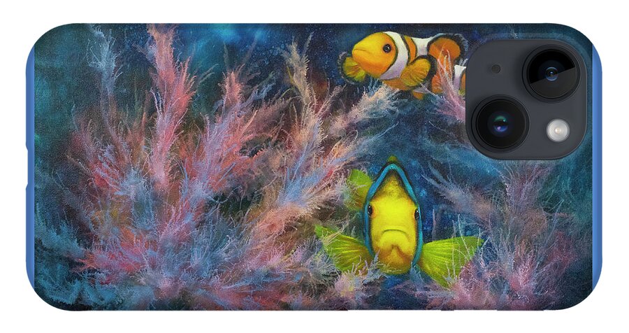 Reef iPhone Case featuring the painting Clowning Around by Lynne Pittard