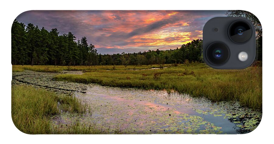 Colors iPhone 14 Case featuring the photograph Friendship Panorama Sunrise Landscape by Louis Dallara