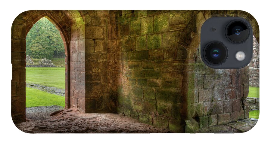 Abbey iPhone 14 Case featuring the photograph Furness Abbey Arches by Dennis Dame