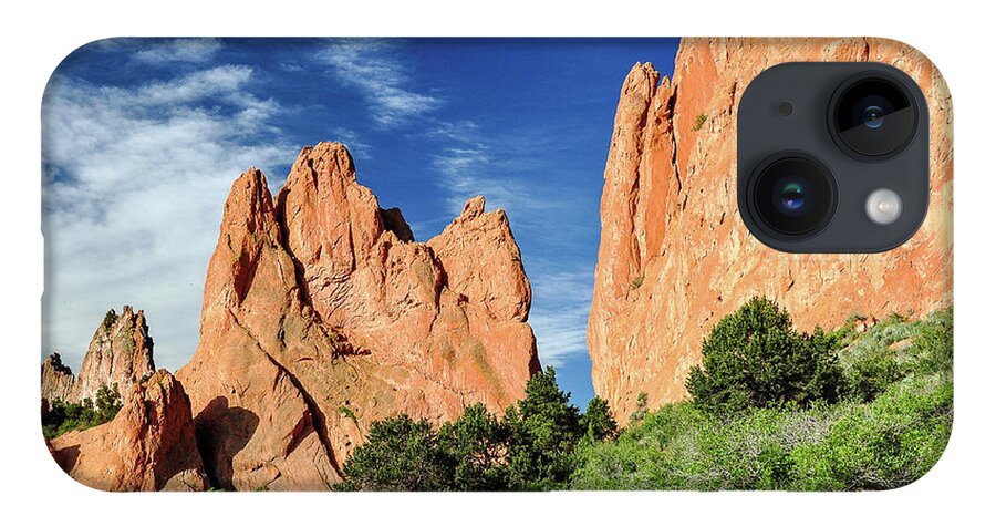 Colorado Springs iPhone 14 Case featuring the photograph Garden of the Gods by Tim Kathka