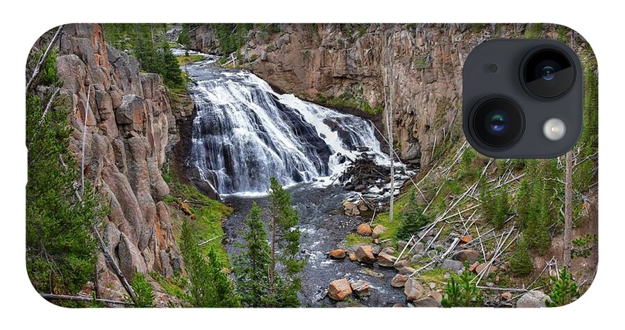 Waterfalls iPhone Case featuring the photograph Gibbon Falls by Steve Brown