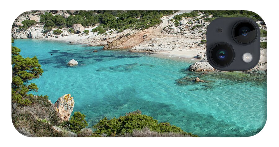 Standing Water iPhone 14 Case featuring the photograph Hidden Beach In Sardinia by Stefano Oppo