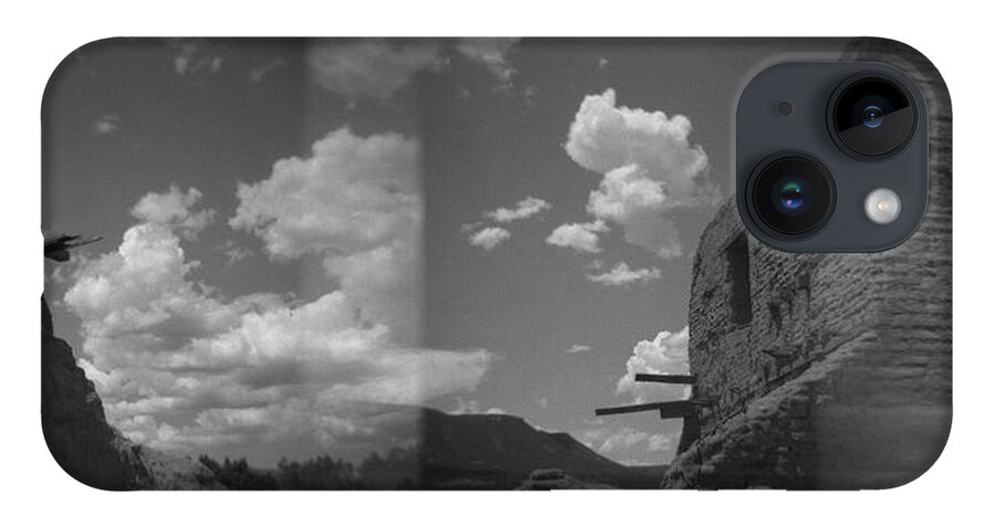 Pecos iPhone 14 Case featuring the photograph Holga Triptych 2 by Catherine Sobredo