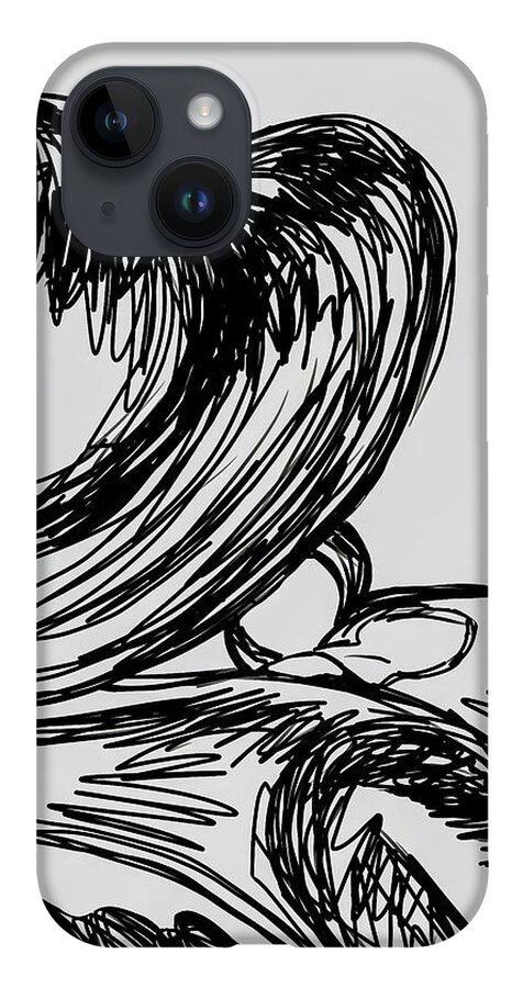Wall Art iPhone Case featuring the digital art For Grandfather by Cepiatone Fine Art Callie E Austin
