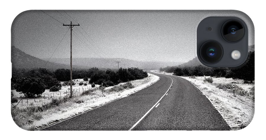 Roads iPhone Case featuring the photograph Into The Fog by Brad Hodges
