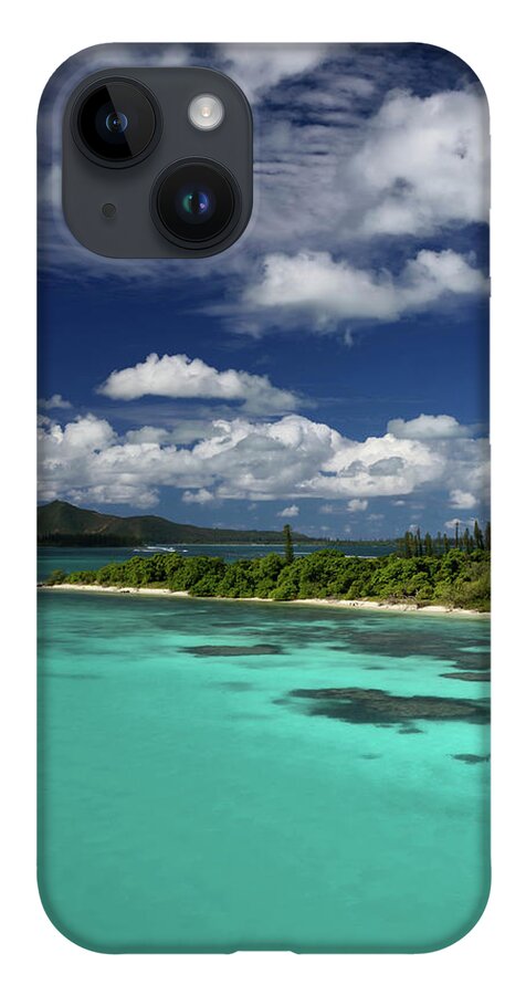 Scenics iPhone 14 Case featuring the photograph Islet Coral Lagoon by Mako Photo