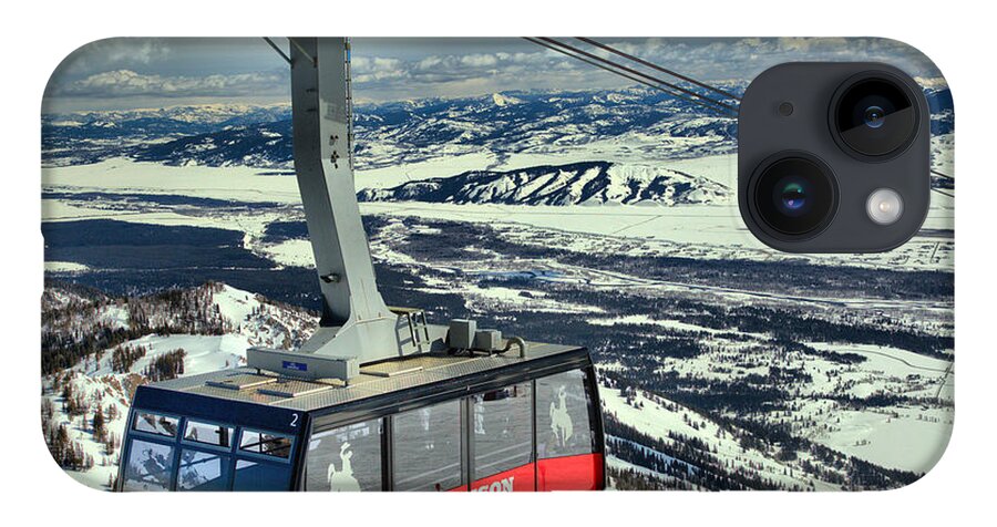 Jackson Hole Tram iPhone Case featuring the photograph Jackson Hole Tram by Adam Jewell