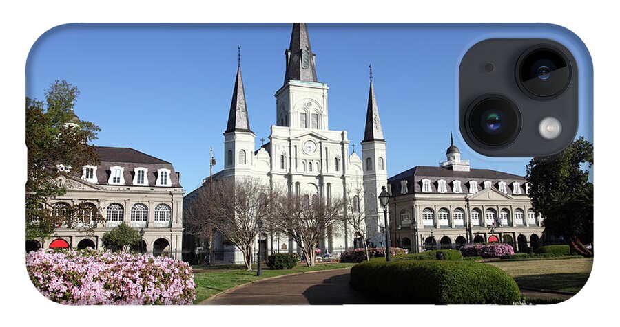 Southern Usa iPhone Case featuring the photograph Jackson Square New Orleans by Denistangneyjr