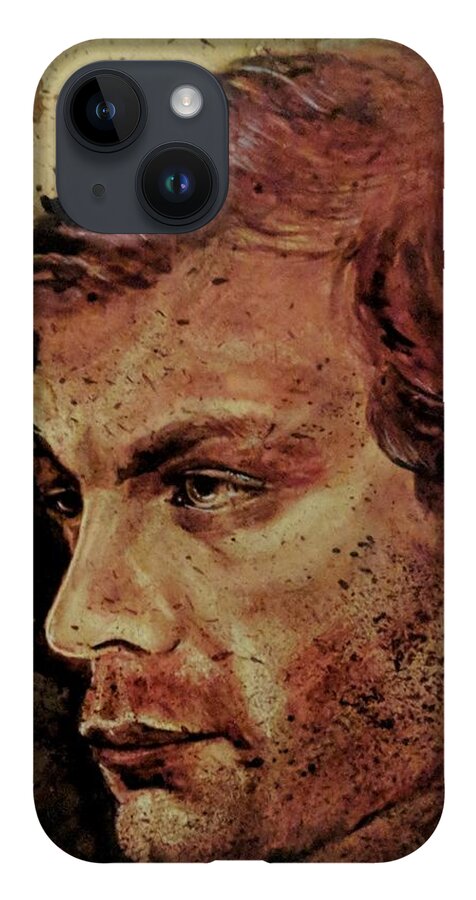 Ryan Almighty iPhone 14 Case featuring the painting Jeffrey Dahmer by Ryan Almighty