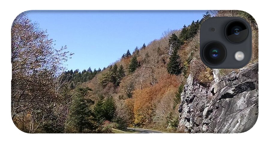 Blue Ridge Parkway iPhone 14 Case featuring the photograph Just Around the Bend by Allen Nice-Webb