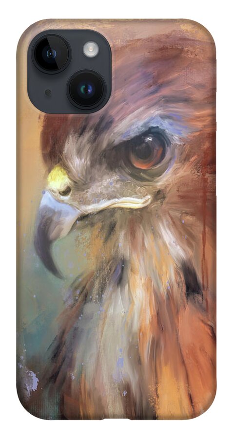 Colorful iPhone 14 Case featuring the painting Keen Sense by Jai Johnson