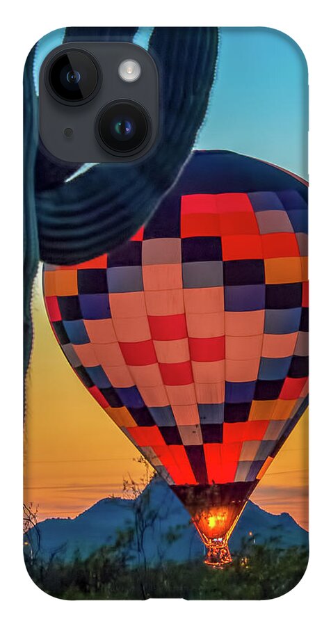 Hot Air Balloons iPhone 14 Case featuring the photograph Last Flight by Tim Kathka