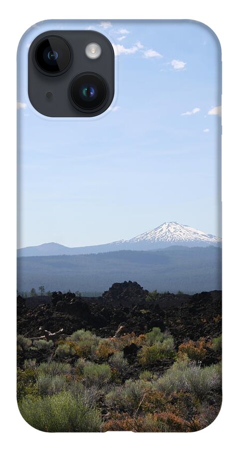 Lava Bed Bachelor iPhone 14 Case featuring the photograph Lava Bed Bachelor by Dylan Punke
