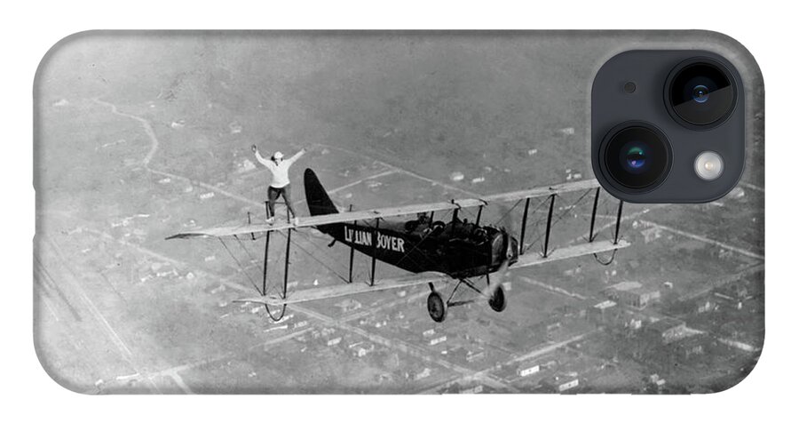 1920s iPhone Case featuring the photograph Lillian Boyer Wingwalking, 1922 by Science Source