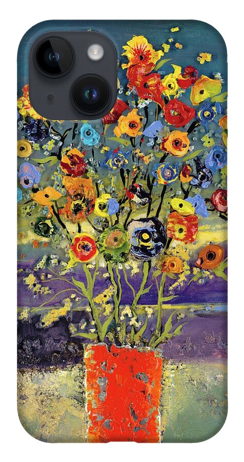 Ford Smith iPhone 14 Case featuring the painting Lively Conversastion by Ford Smith