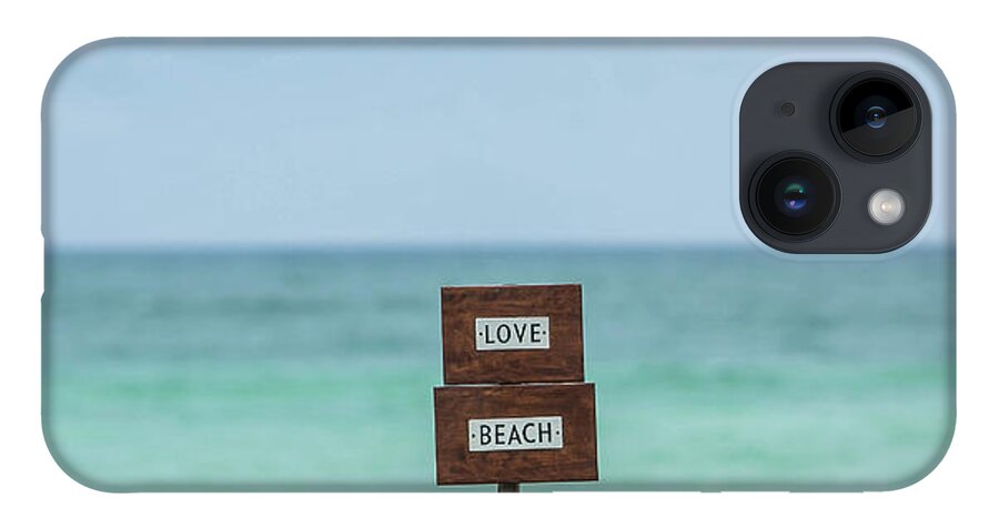 Tulum iPhone 14 Case featuring the photograph Love Beach Tulum, Mexico by Julieta Belmont