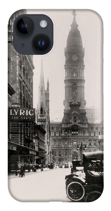  iPhone 14 Case featuring the photograph Lyric theatre by Irvin R Glazer