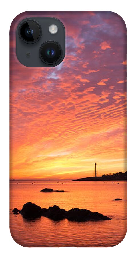Sunrise iPhone Case featuring the photograph Marblehead Sunrise by Linda Bonaccorsi