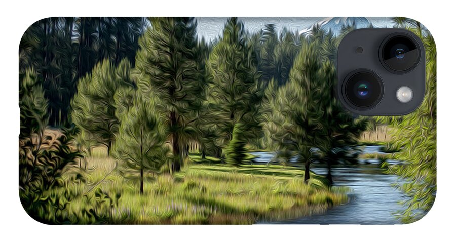 Metolius River iPhone 14 Case featuring the photograph Metolius River Springs Oregon by Mary Lee Dereske