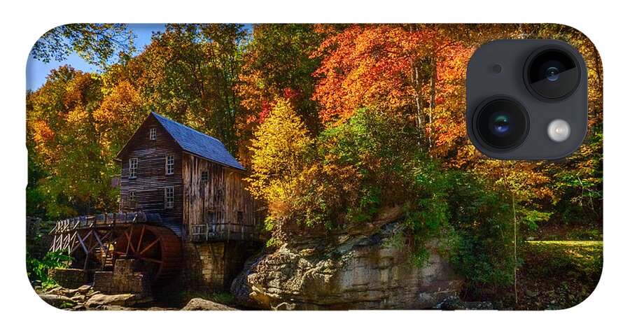 Wv iPhone 14 Case featuring the photograph Mill at Babcock State Park by Amanda Jones