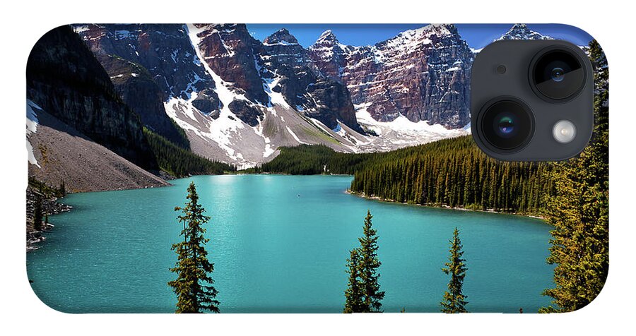 Scenics iPhone Case featuring the photograph Moraine Lake, Banff National Park by Edwin Chang Photography