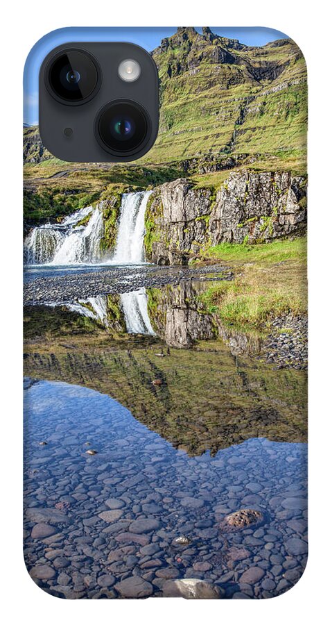 David Letts iPhone 14 Case featuring the photograph Mountain Reflection by David Letts