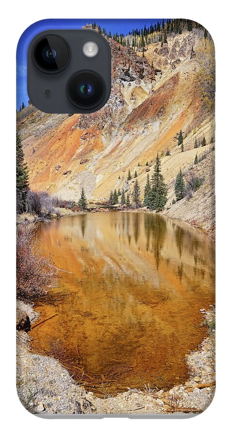 San Juan Skyway iPhone 14 Case featuring the photograph Mountain Reflections by Theo O'Connor
