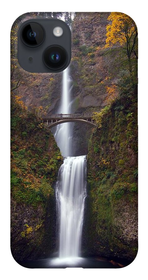 Scenics iPhone 14 Case featuring the photograph Multnomah Falls by Ted Ducker Photography