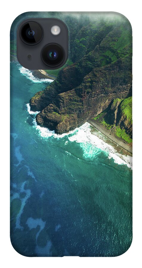 Scenics iPhone Case featuring the photograph Na Pali Coast Kauai Island Hawaiian by Mlenny