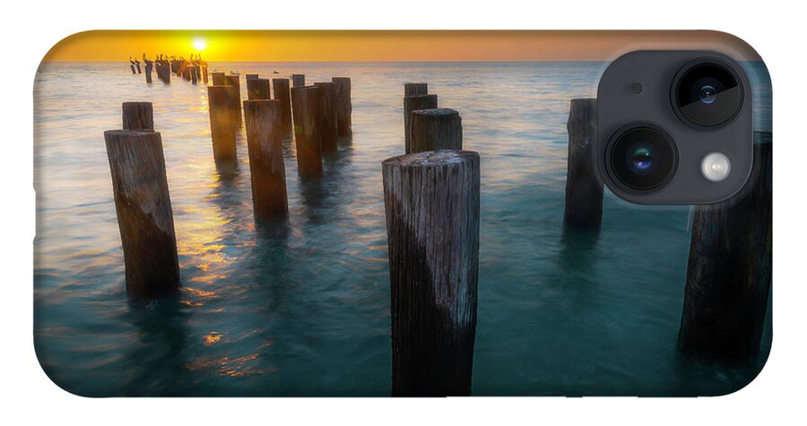 Old iPhone Case featuring the photograph Naples Old Pilings by Owen Weber