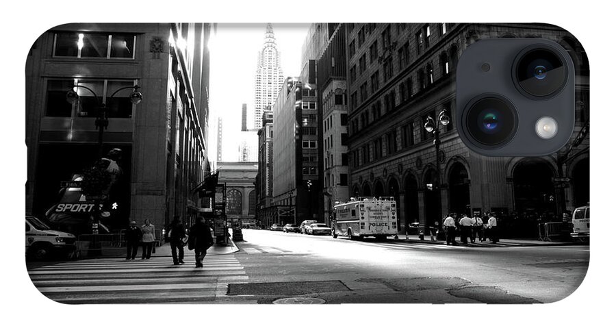 New York iPhone 14 Case featuring the photograph New York, Street by Edward Lee